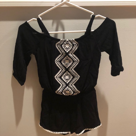 Other - Girls romper - black